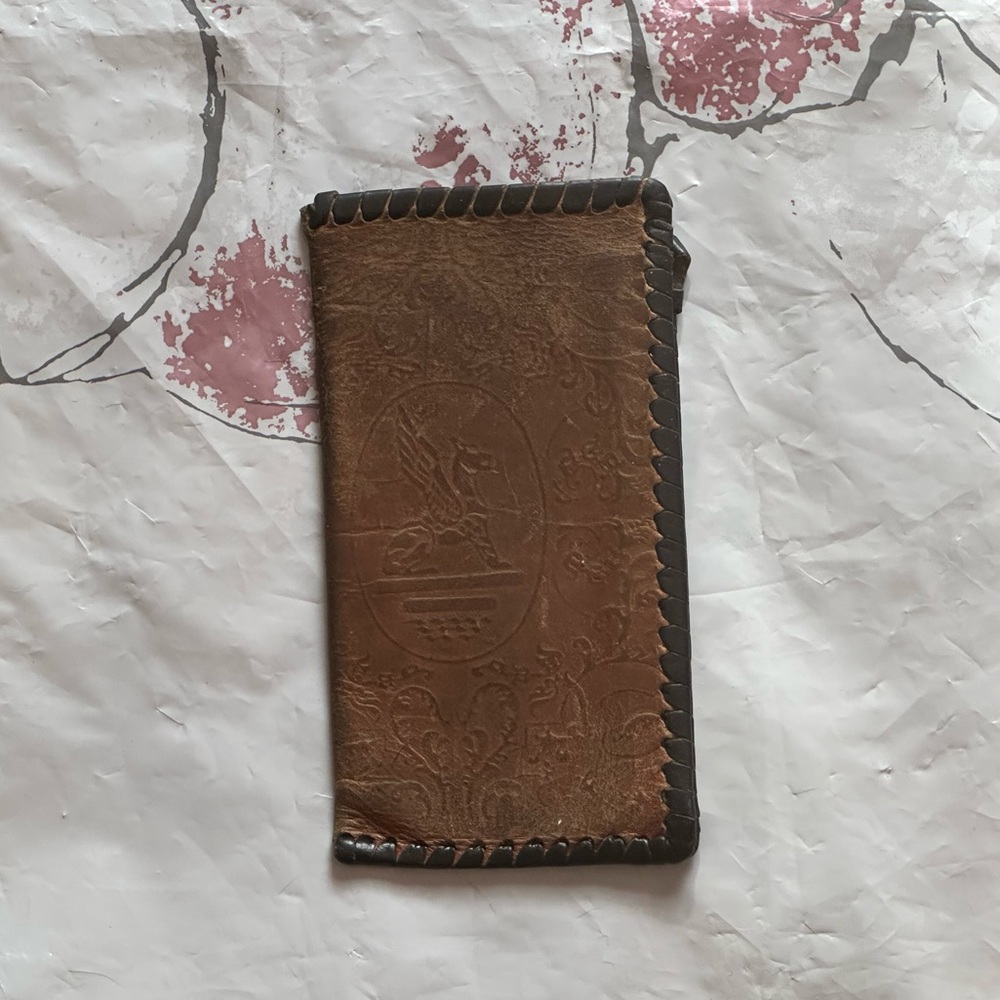 Soviet Union brown eyeglass case